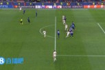险些补时绝平！穆勒近距离头球，索默将球扑住